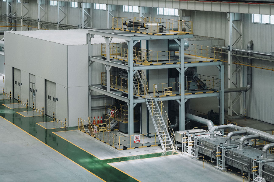 高速静电粉末涂装线