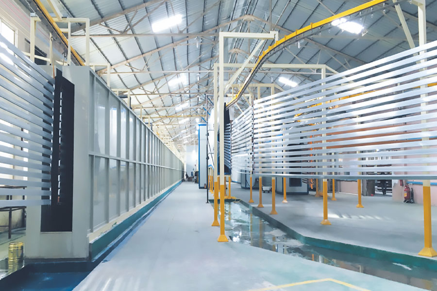 粉末喷涂生产线